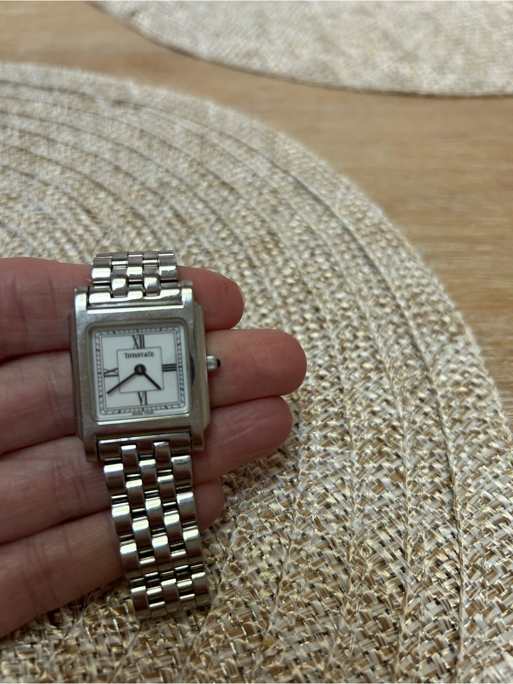 Tiffany & Co. Silver-Tone Rectangular Bracelet Watch for women - Picture 9 of 10